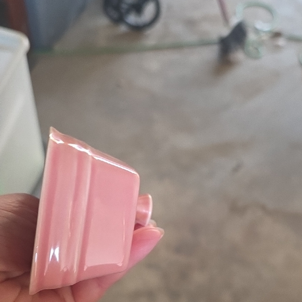 Fiestaware Pink Ceramic Butter Dish with Lid - Picture 8 of 11